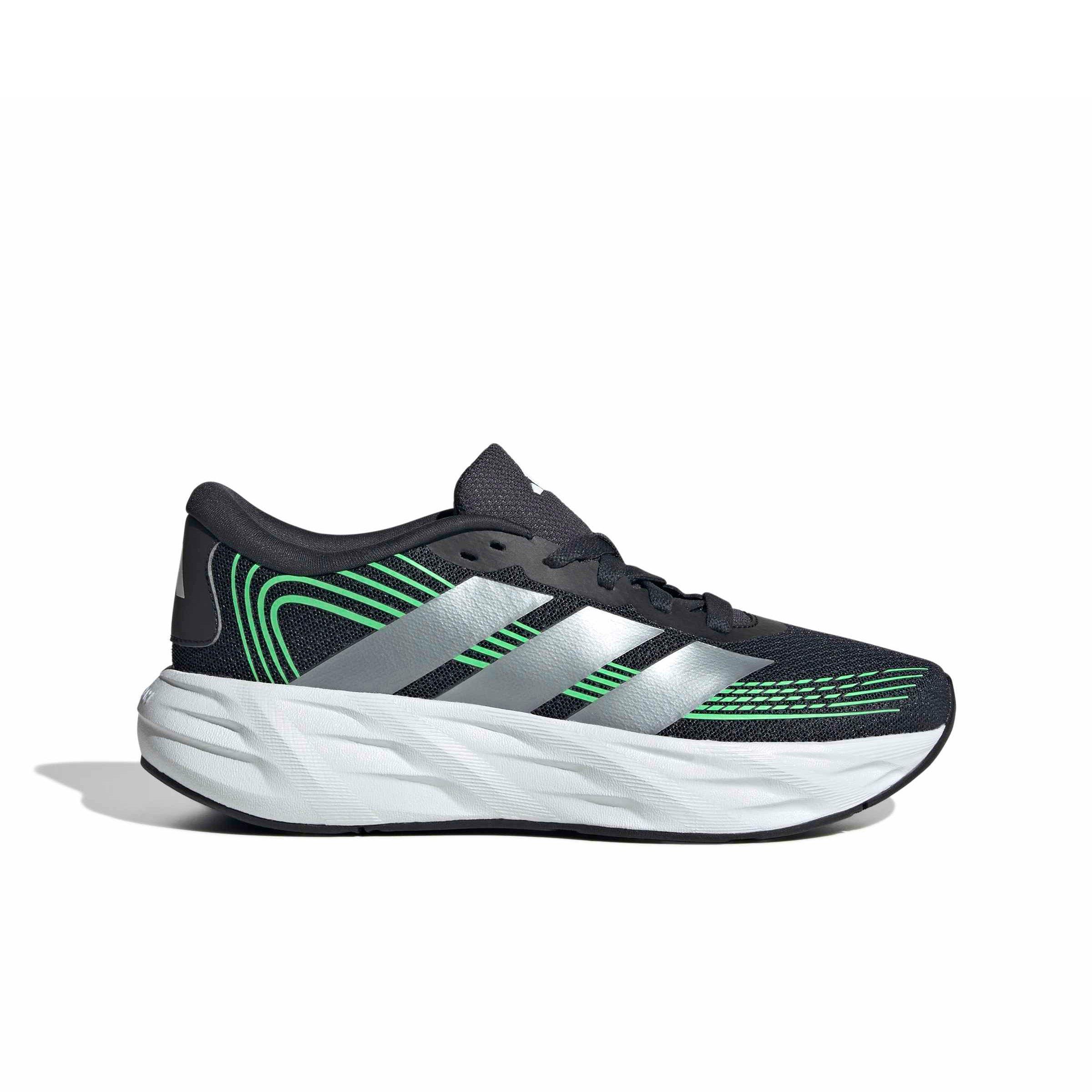 adidas Galaxy 8 "Night Grey/Tech Grey Met./Screaming Green" Grade School Boys' Running Shoe - GREY/GREY/GREEN